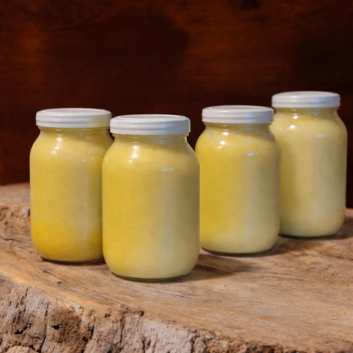 Əridilmiş kərə yağı, inək südündən, 1 litr, 900 qram şəkil